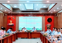 Thường trực Tỉnh ủy làm việc với Đoàn công tác Báo Nhân Dân
